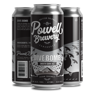4pk Powell "DIVE BOMB" Dark Ale (473mL)