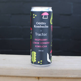 Oddity × Tractor Foods Raspberry Lemon Verbena Kombucha (354mL)