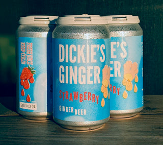 4pk Dickie's Ginger Strawberry (355mL)